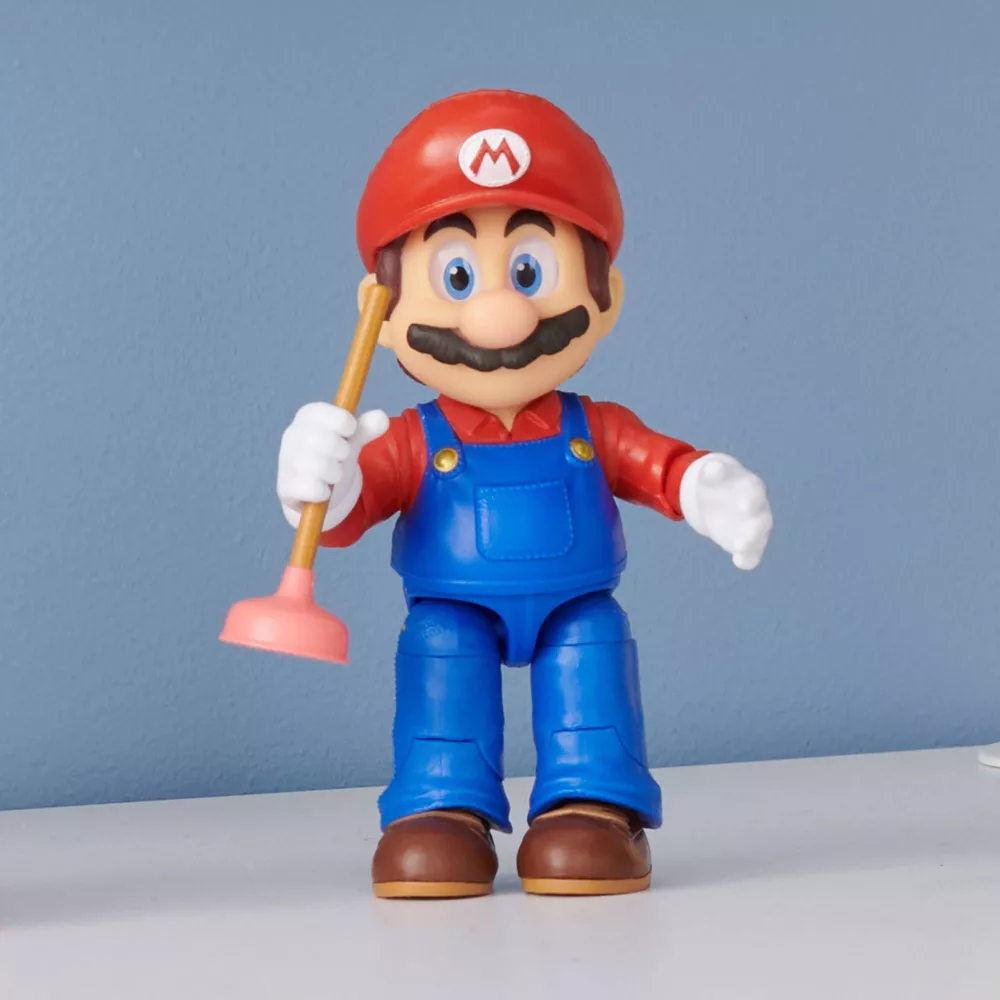 Nintendo The Super Mario Bros. Movie Mario & Plunger