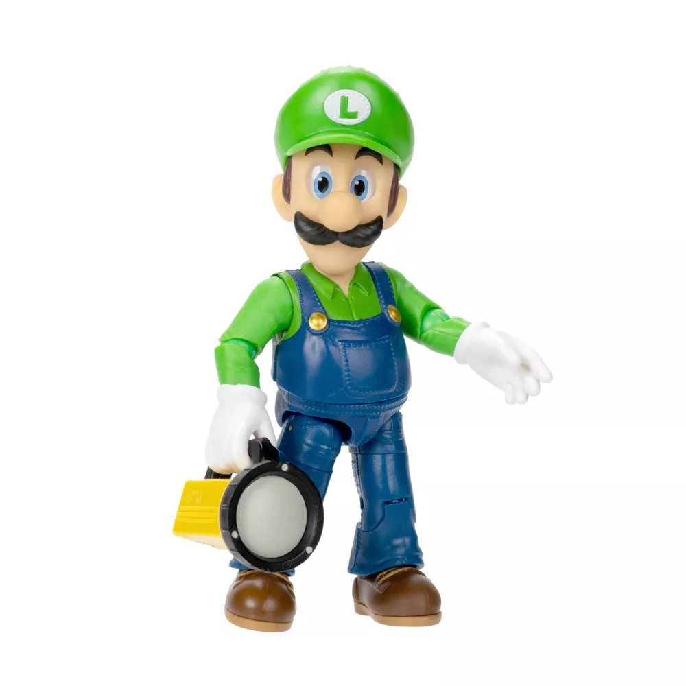 Nintendo The Super Mario Bros. Movie Luigi Figure & Flashlight