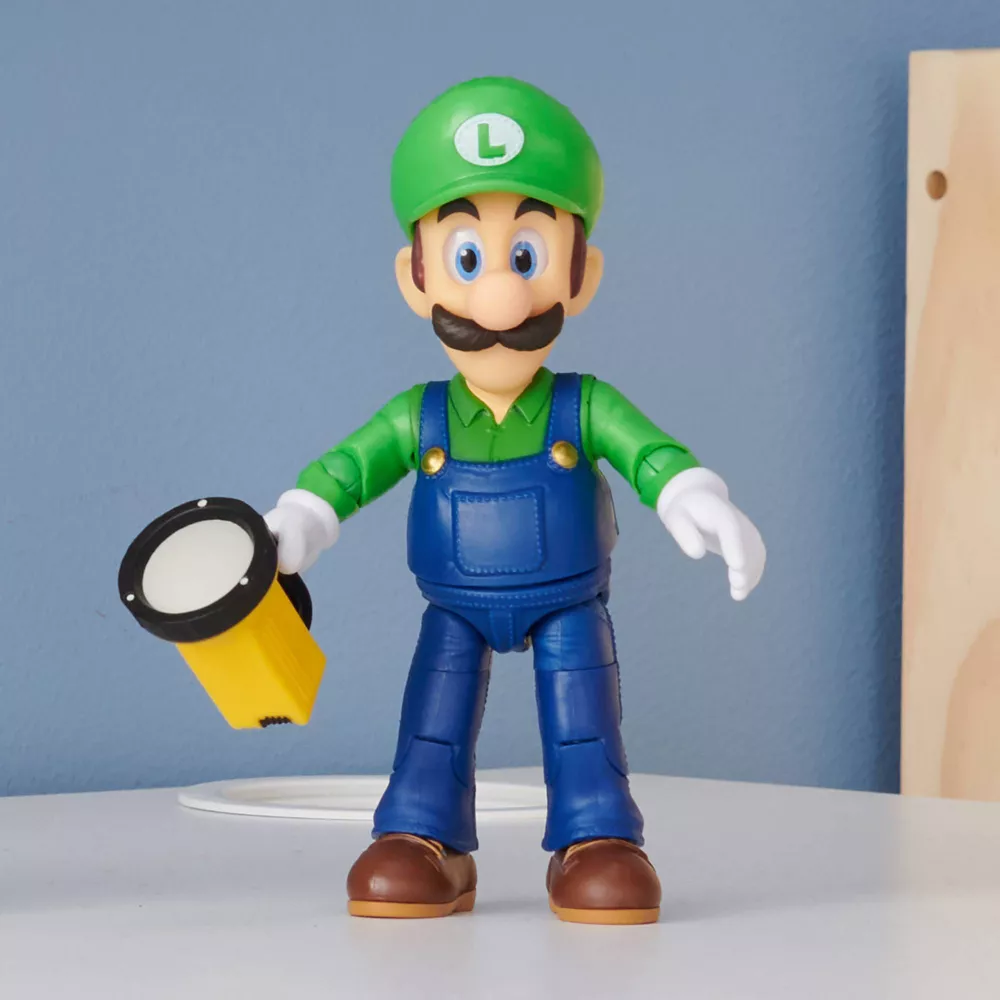 Nintendo The Super Mario Bros. Movie Luigi Figure & Flashlight
