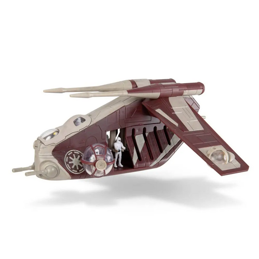 Star Wars Micro Galaxy Squadron Grand Army of the Republic Gunship Brown