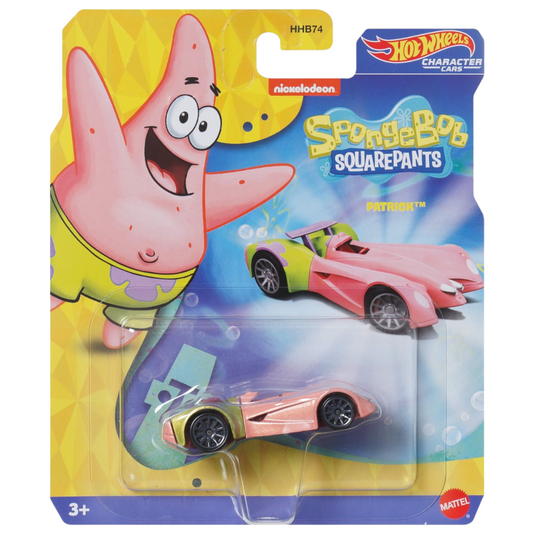 Hot Wheels Characters Cars SpongeBob - Patrick 1/64
