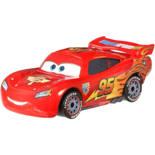Disney Pixar Cars - Lightning McQueen with Racing Wheels 1/64