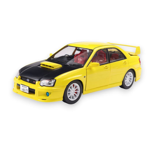 2003 Subaru Impreza WRX STI Yellow Street Fighter 1/18
