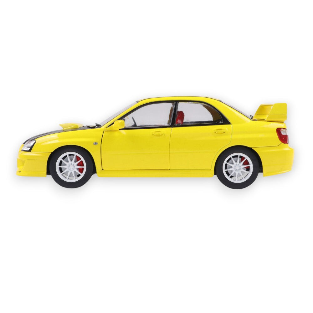 2003 Subaru Impreza WRX STI Yellow Street Fighter 1/18