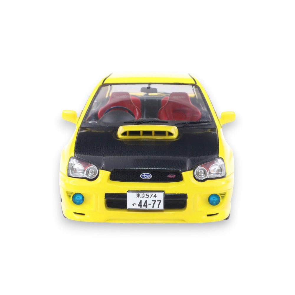 2003 Subaru Impreza WRX STI Yellow Street Fighter 1/18