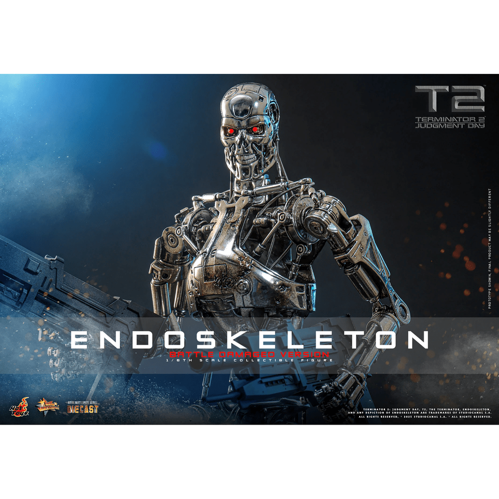 Endoskeleton Battle Damaged Version "Terminator 2: Judgment Day" 1/6