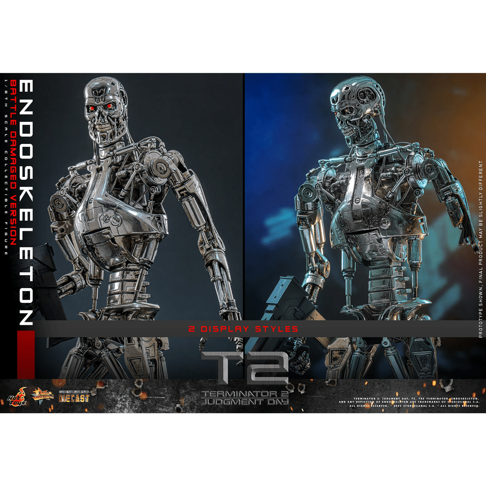 Endoskeleton Battle Damaged Version "Terminator 2: Judgment Day" 1/6