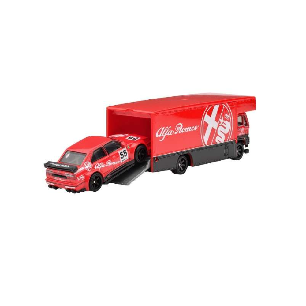 Team Transport #53 Alfa Romeo 155 V6 Ti & Fleet Flyer 1/64