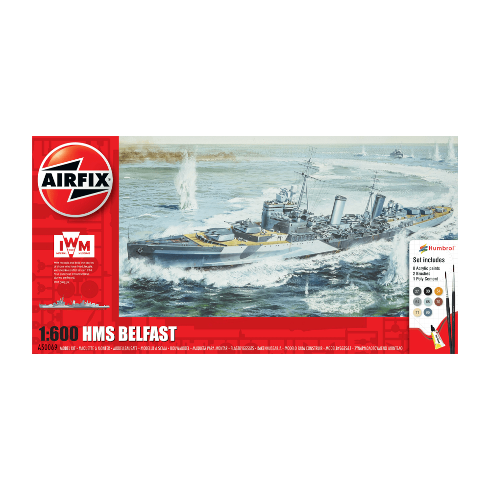 HMS Belfast Gift Set Model Kit 1/600