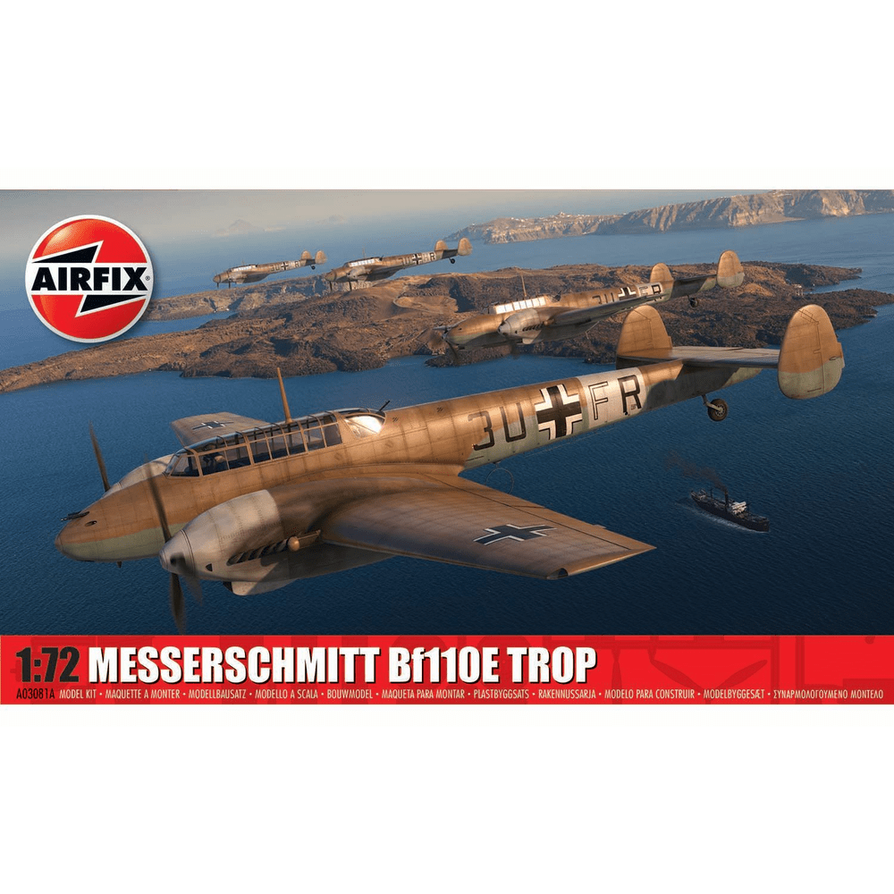 Messerschmitt Bf110E/E-2 TROP Model Kit 1/72