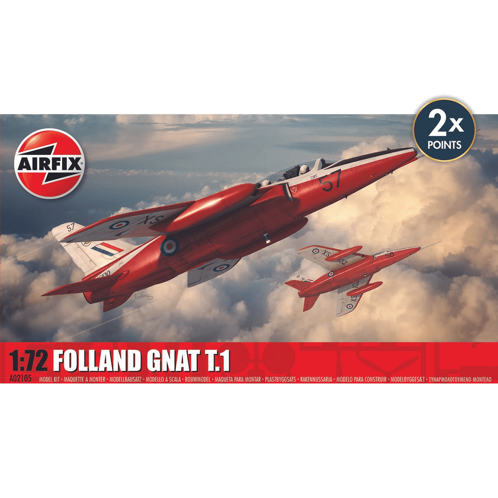 Folland Gnat T.1 Model Kit 1/72