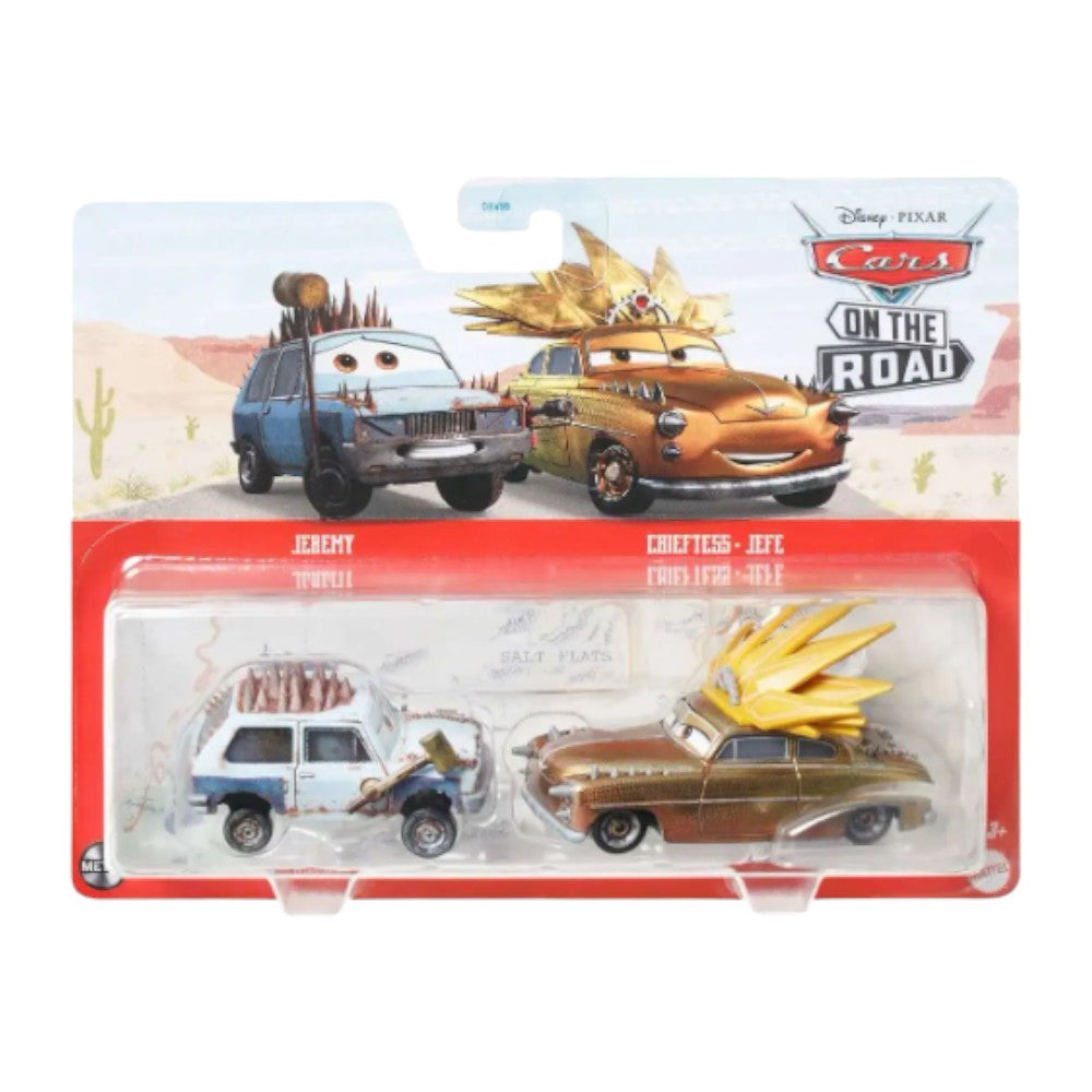 Disney Pixar Cars on the Road Jeremy & Chieftess Diecast Car 2-Pack 1/55