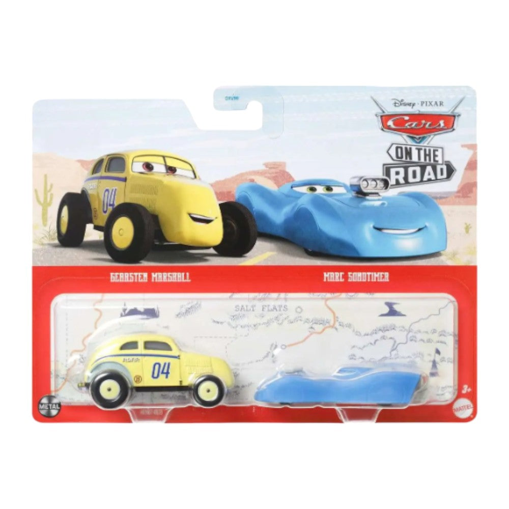 Disney Pixar Cars on the Road Gearsten Marshall & Marc Sondtime 2-Pack 1/55