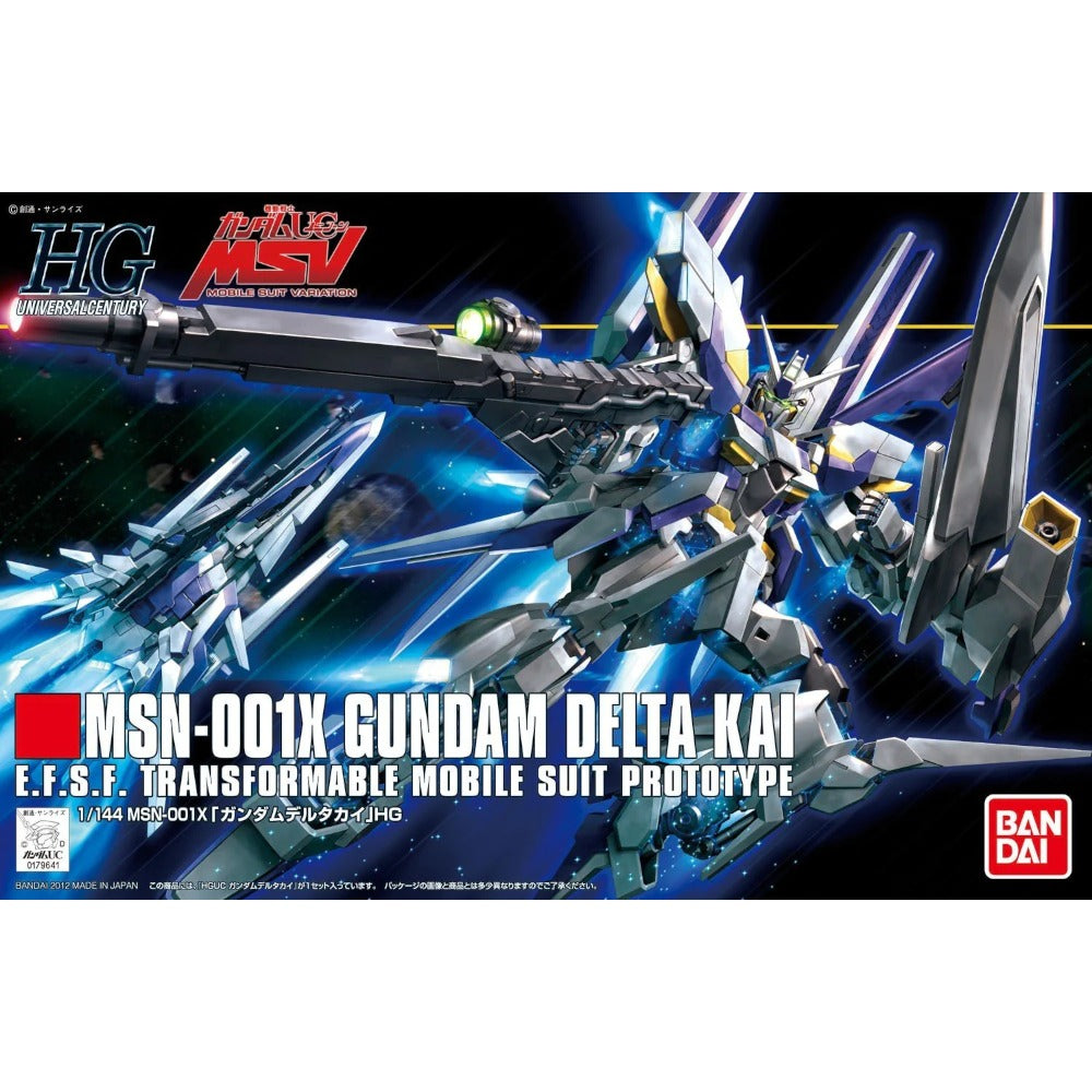 HGUC #148 MSN-001X Delta Kai Gundam Model Kit 1/144