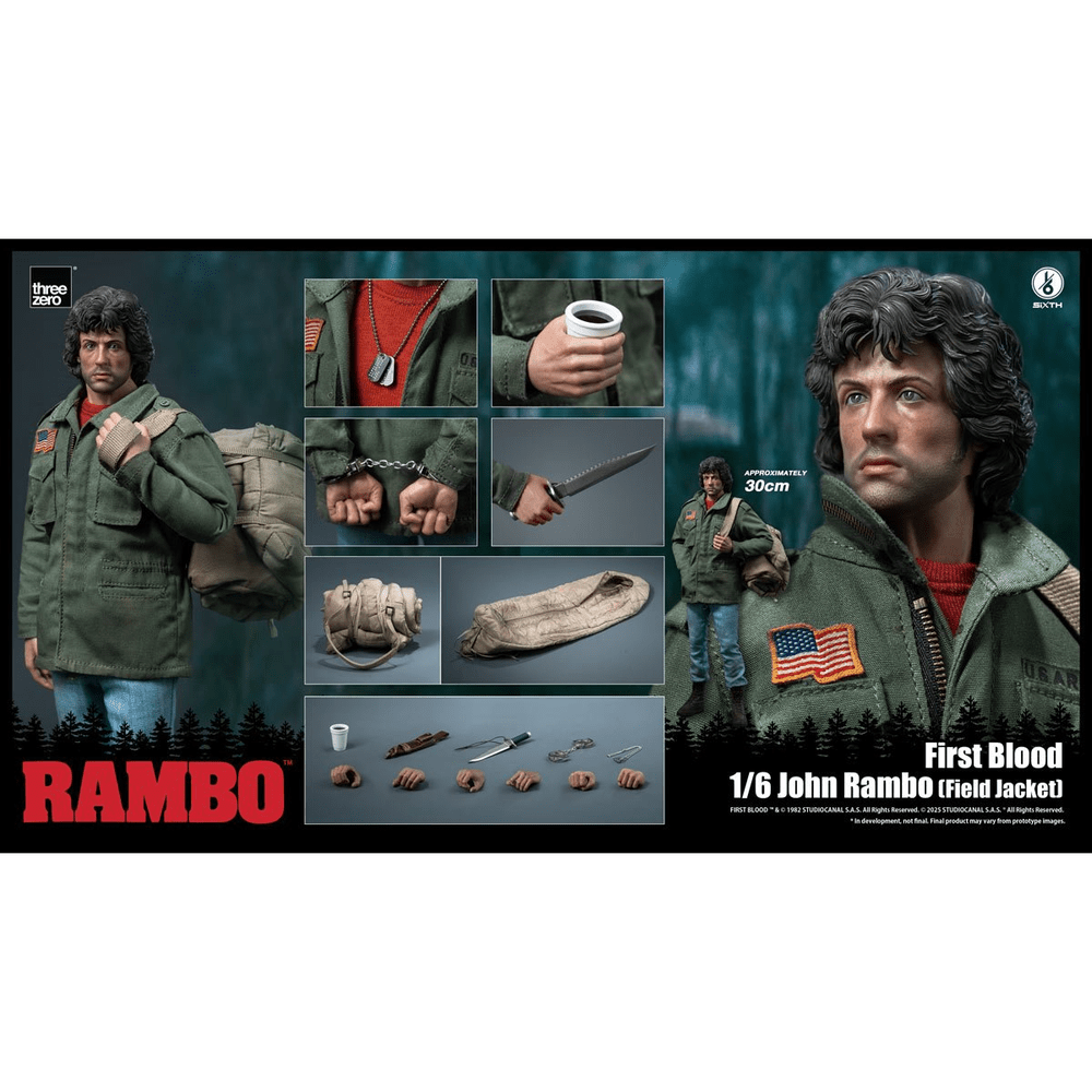 Rambo: First Blood John Rambo Field Jacket 1/6
