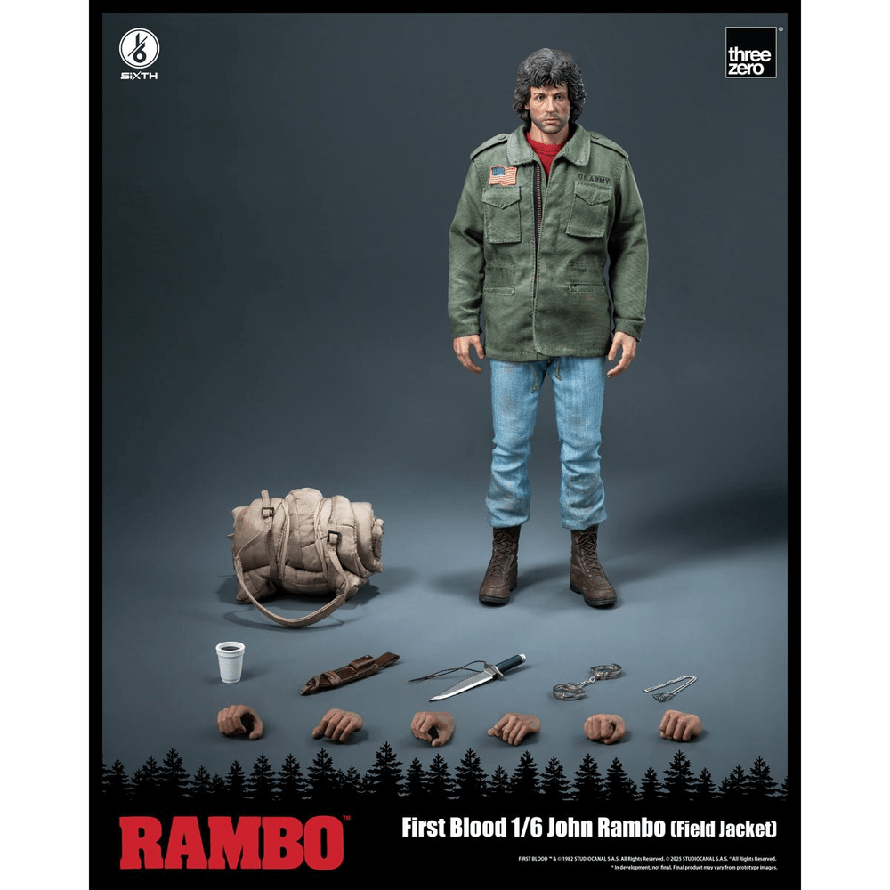 Rambo: First Blood John Rambo Field Jacket 1/6