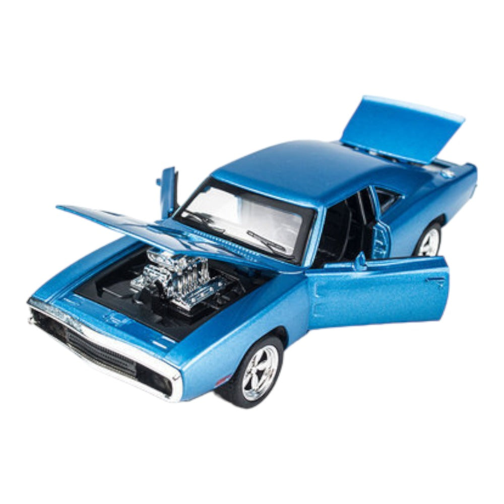 Dodge Charger R/T Azul Luces y Sonido 1/30