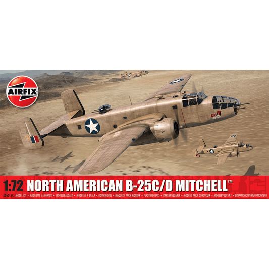 North American B-25C/D Mitchell Model Kit 1/72