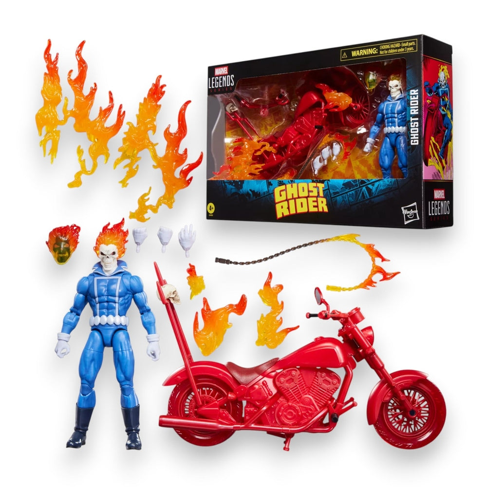 Marvel Legends Series Ghost Rider Johnny Blaze with Motorcycle