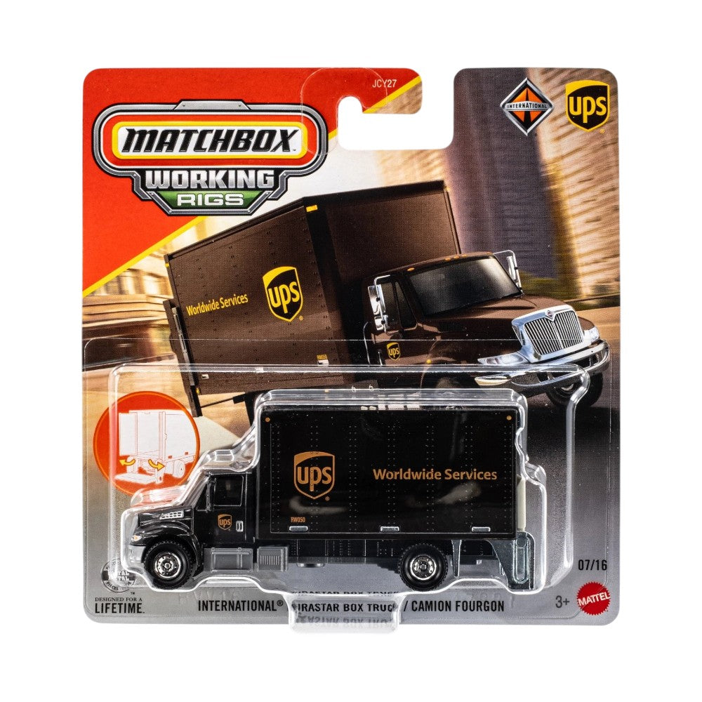 Matchbox Working Rigs International Durastar Box Truck 1/64