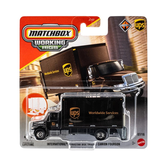 Matchbox Working Rigs International Durastar Box Truck 1/64