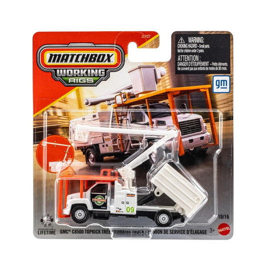 Matchbox Working Rigs GMC C8500 Topkick Tree Trimming Truck 1/64