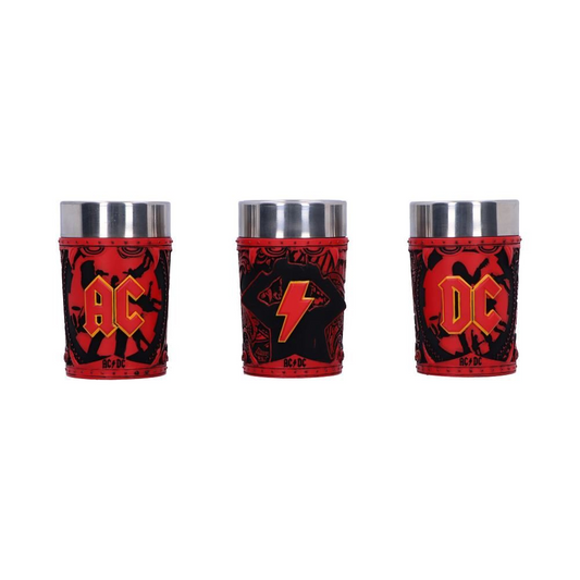 AC/DC Logo Shot Glass Set Set of 3