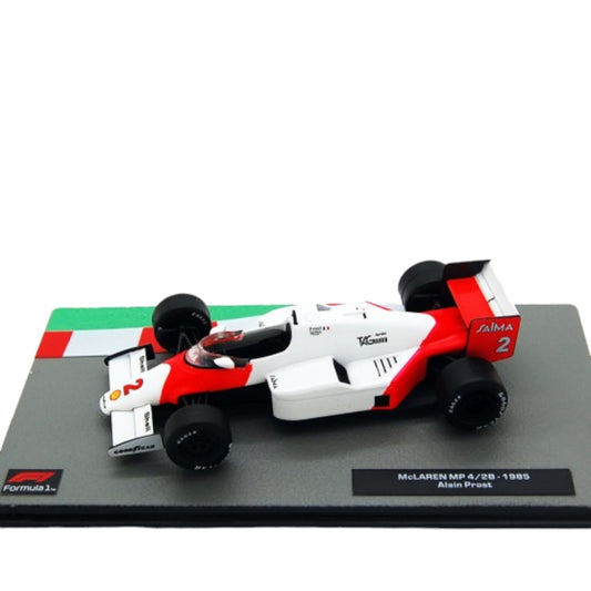 F1 McLaren MP4/2B Turbo Tag #2 1985 - Alain Prost 1/43