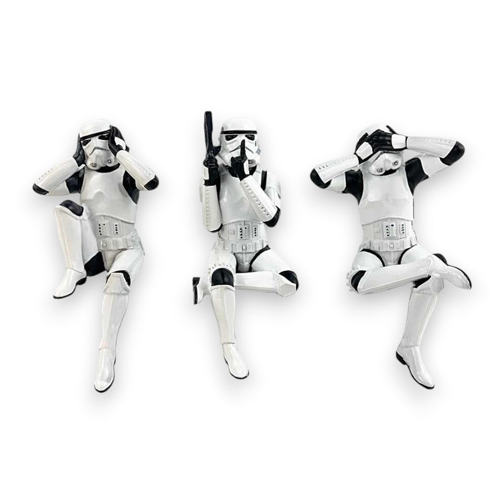 Star Wars Three Wise Sitting Stormtroopers 3-Pack