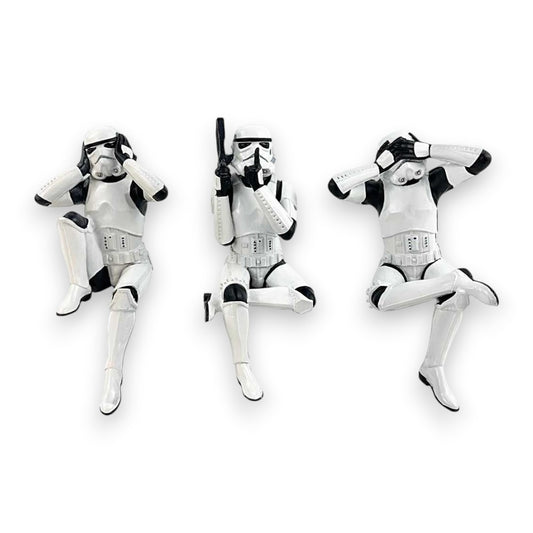 Star Wars Three Wise Sitting Stormtroopers 3-Pack