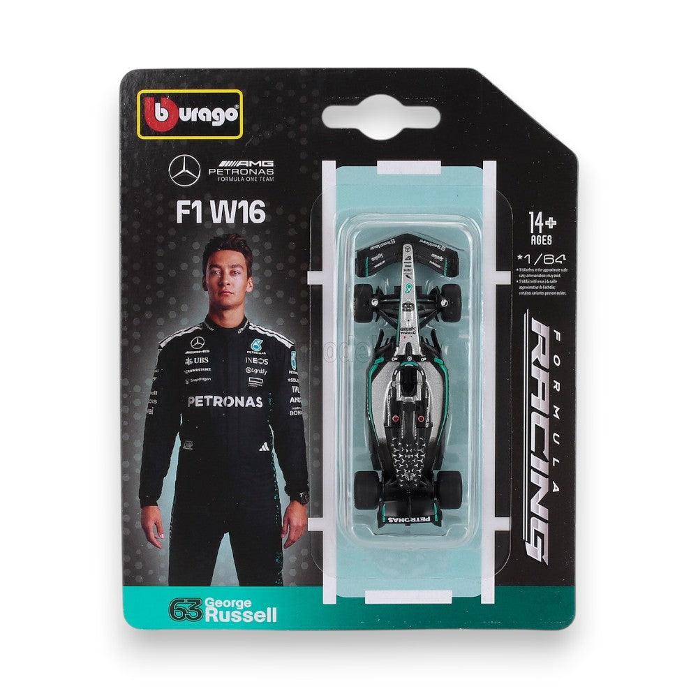 F1 Mercedes AMG Petronas W16 #63 (2025) George Russel  1/64