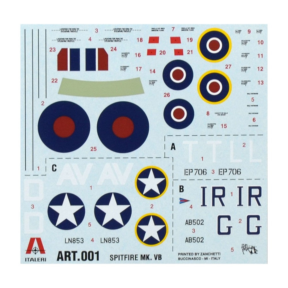 Spitfire Mk. Vb Model Kit 1/72