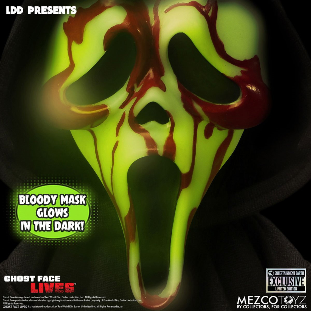 LDD Ghost Face Lives - Ghostface Glow in the Dark 10'' Exclusive