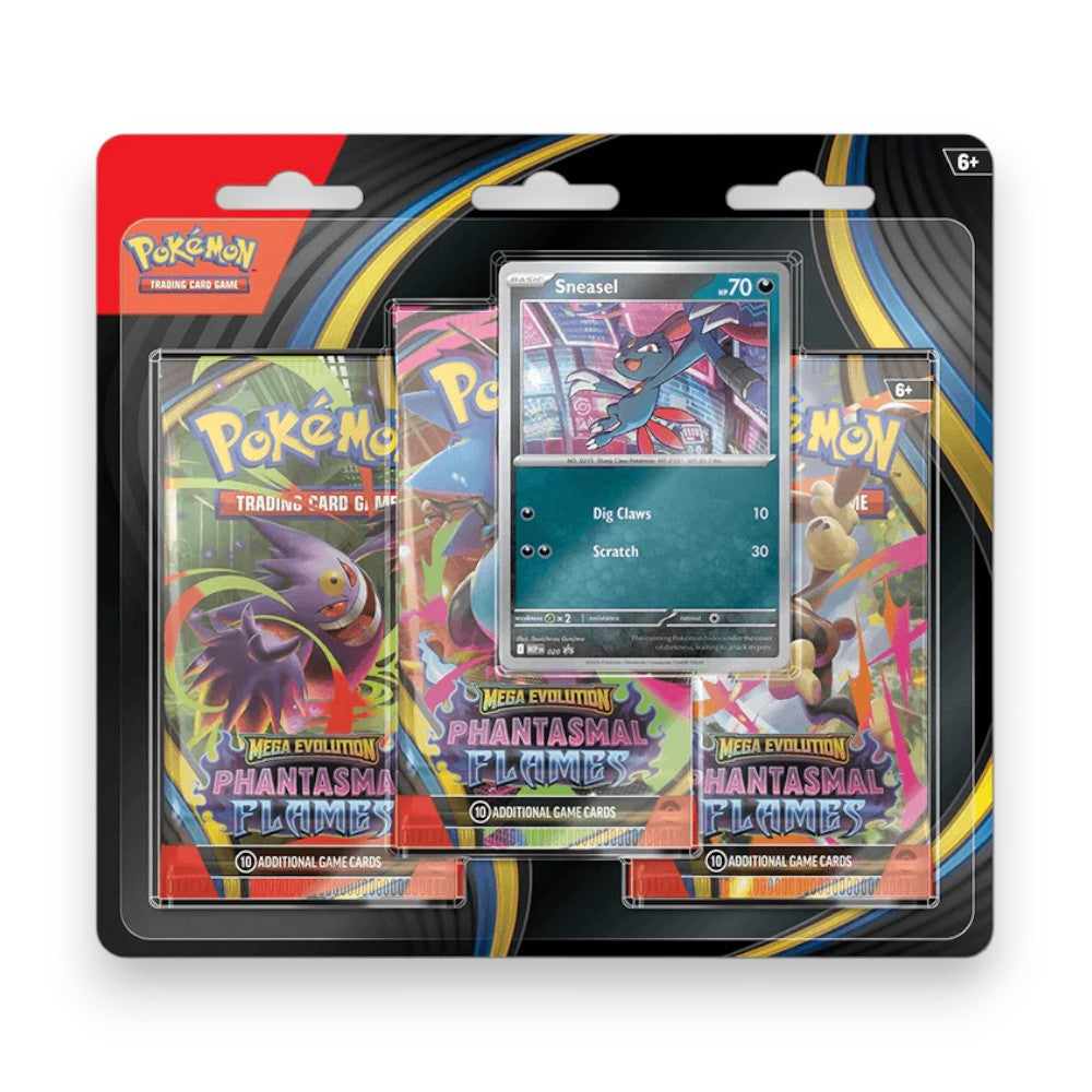 Pokemon TCG Mega Evolución Llamaradas Fantasmales Sneasel Set Español