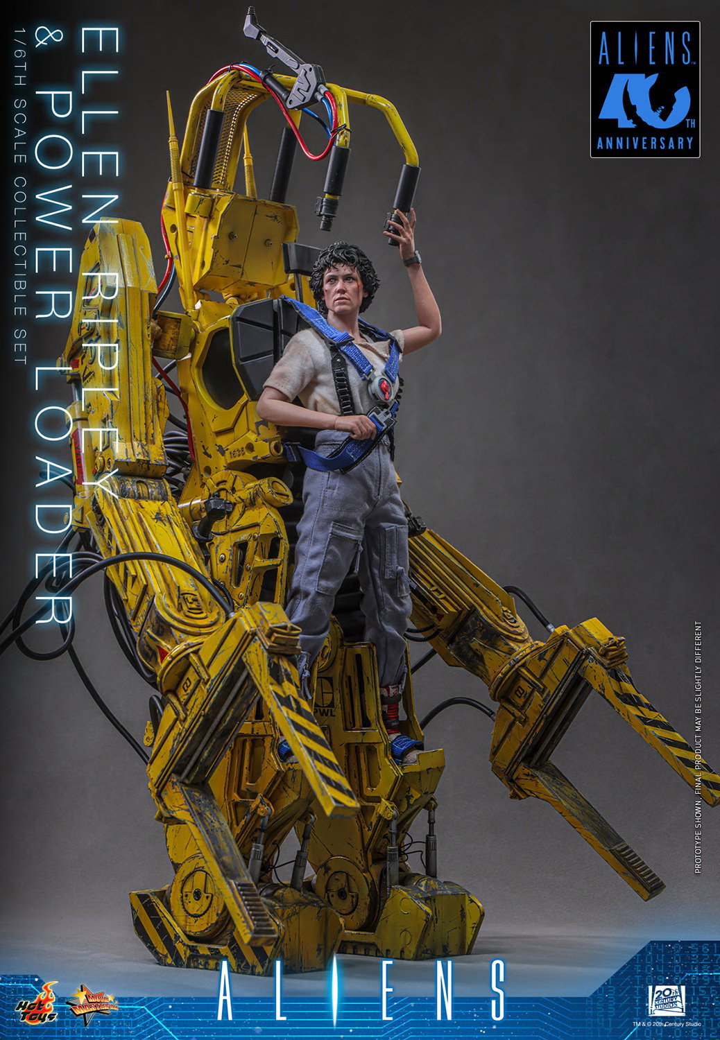 Aliens 40th Anniversary - Ellen Ripley & Power Loader 1/6