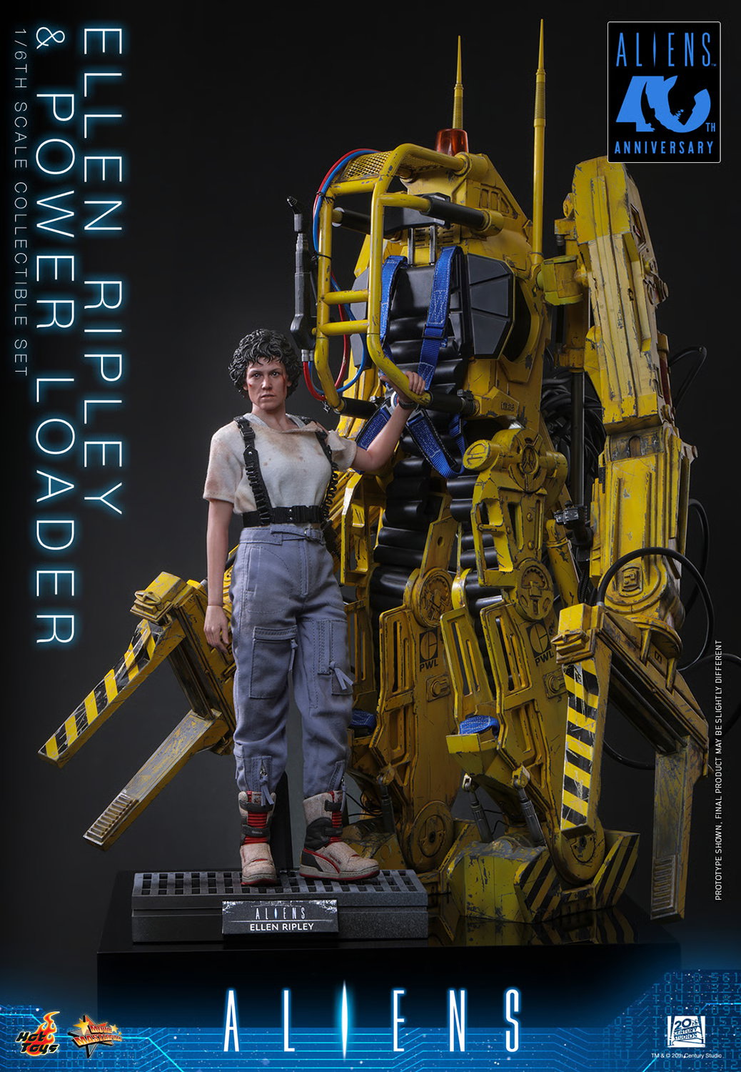 Aliens 40th Anniversary - Ellen Ripley & Power Loader 1/6