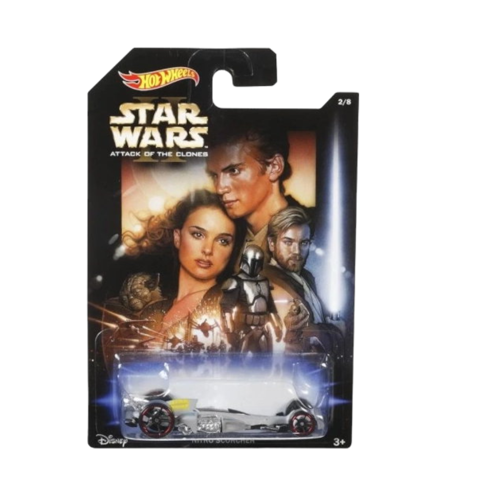 Hot Wheels Character Cars - Star Wars Attack of the Clones: Nitro Scorcher 1/64