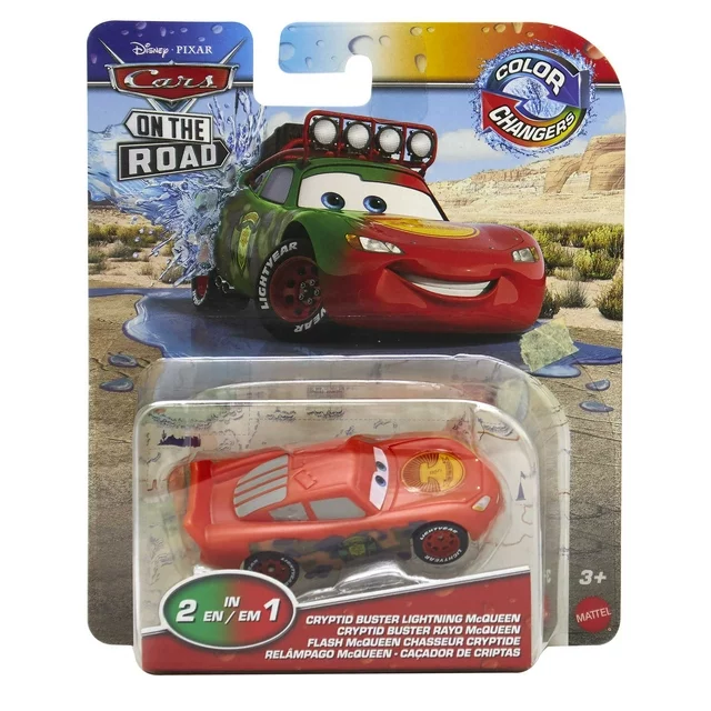 Disney Pixar Cars Color Changers - Cryptid Buster Lightning McQueen 1/55
