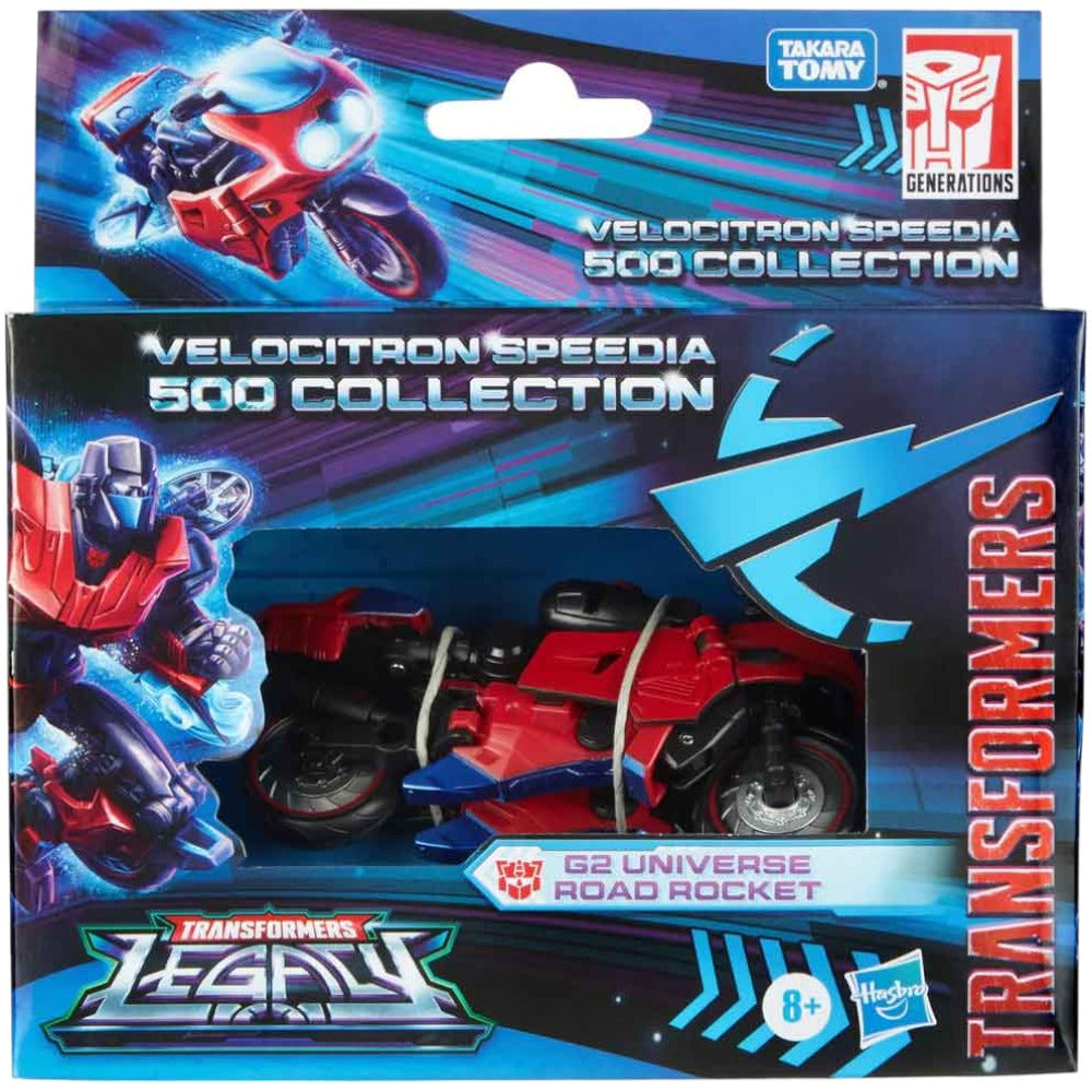 Transformers Legacy Velocitron Deluxe Class G2 Universe Road Rocket Exclusive