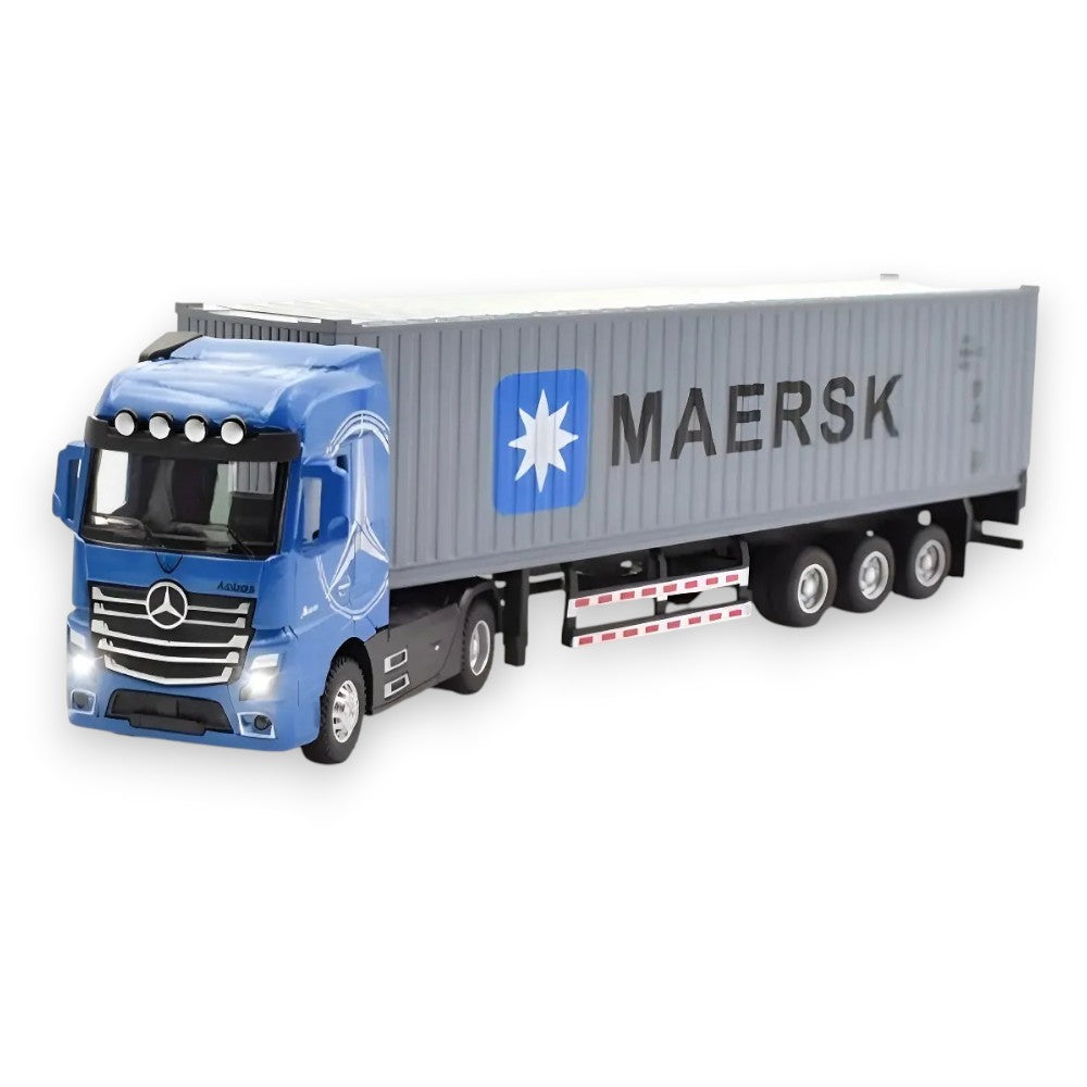 Camión Mercedes Benz Actros Azul Maersk 1/43