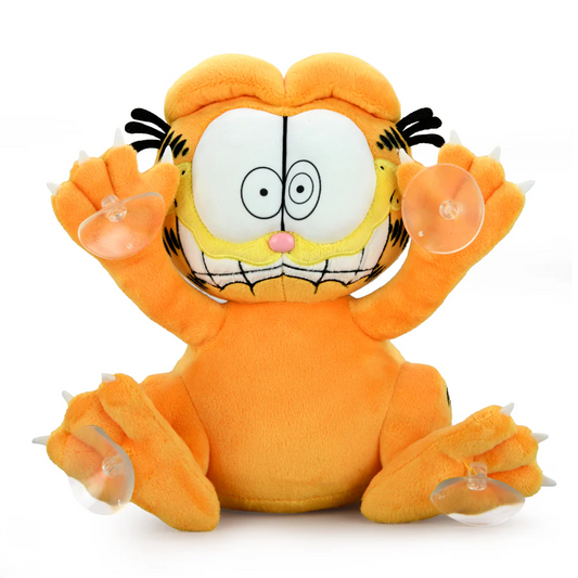 Garfield 8" Plush Suction Cup Window Clinger Scared Edition Peluche para Ventana