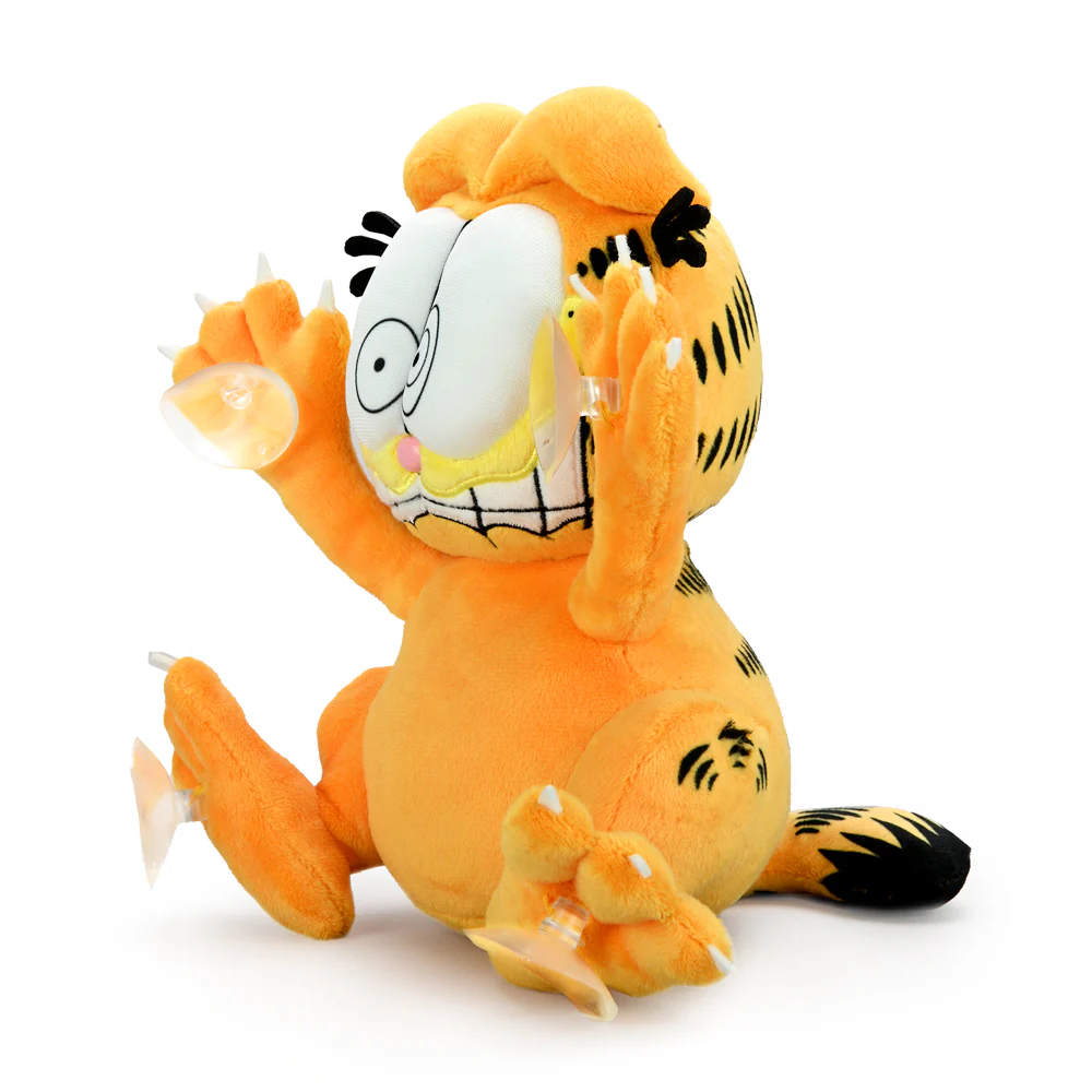 Garfield 8" Plush Suction Cup Window Clinger Scared Edition Peluche para Ventana