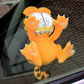 Garfield 8" Plush Suction Cup Window Clinger Scared Edition Peluche para Ventana