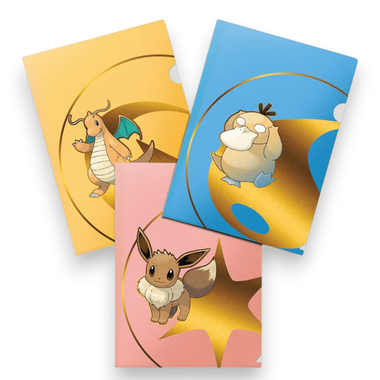 Pokémon TCG Tournament Folios 3 Pack Psyduck, Eevee & Dragonite