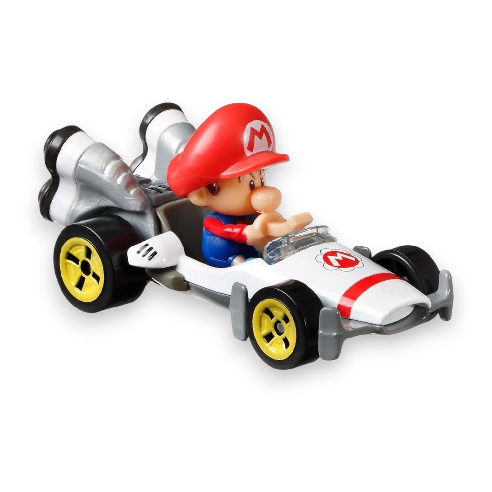 Hot Wheels Mario Kart - Baby Mario B-Dasher 1/64