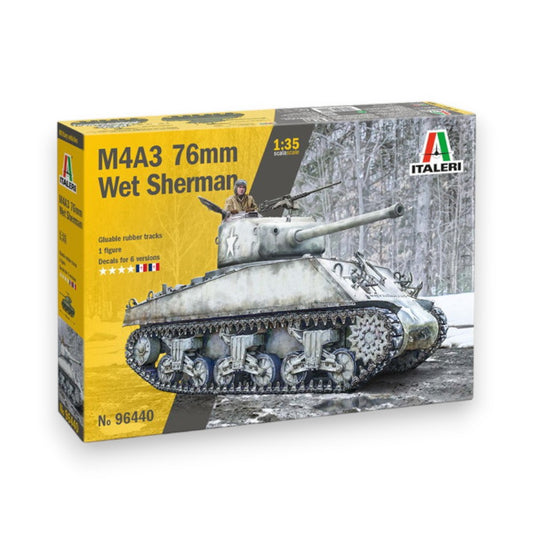 M4A3 76 mm Wet Sherman Model Kit 1/35