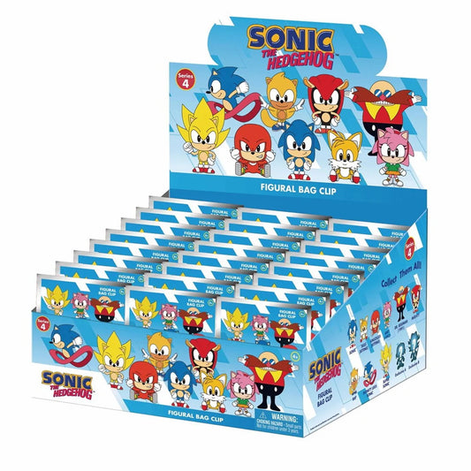 Sonic the Hedgehog 3D Mini Figuras Bag Clip