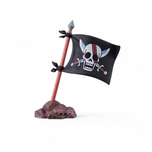 One Piece WCF Cranenking Figure - One Piece Vol.1 C Pirate Flag of the Red Hair Pirates