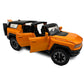 Hummer HEV SUV Naranja Descapotable Luces y Sonido 1/32