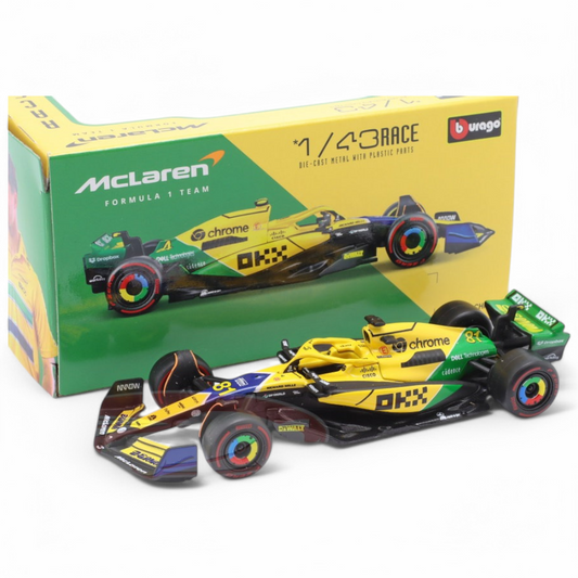 F1 McLaren MCL38 #81 Mónaco GP 2024- Senna 30th Anniversary - Oscar Piastri 1/43